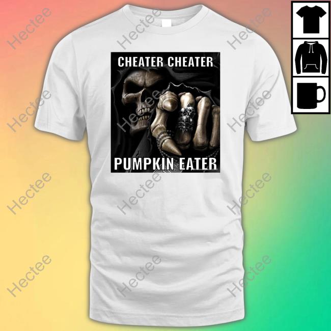 Hourly Shitpost Cheater Cheater Pumpkin Eater Angel Of Death Long Sleeved T-Shirt