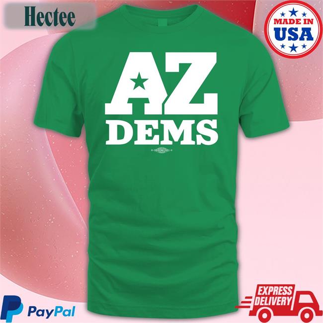 Arizona Democratic Party Logo Hoodied Sweatshirt Azdem Store