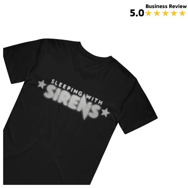 Official Sirens Merch Shop Store Blurred Logo Hoodie, Sweatshirt