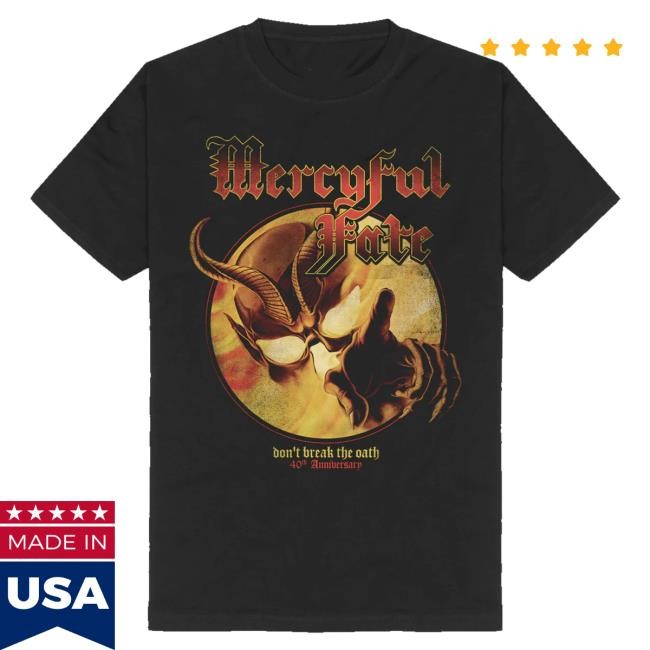 Mercyful Fate Coven Merch Dbto 40Th Anniversary Hoodie