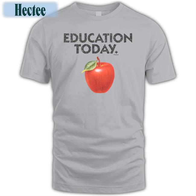 Yunhyeong Wearing Education Today Shirts Ikon