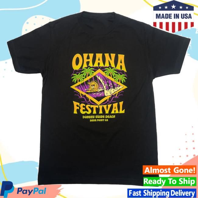 Tsurt Merch Ohana Festival Sun Swell Tee