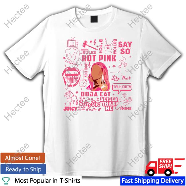 Official Doja Cat Hot Pink Street Better Than Me T Shirt