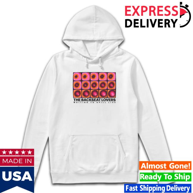 Original The Backseat Lovers Waiting To Spill Live Tour Hooded Sweatshirt
