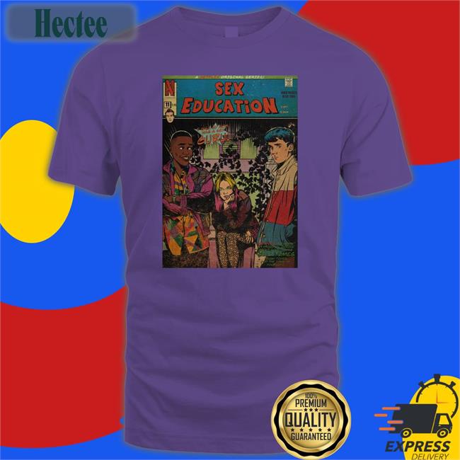 Plus Sex Education Poster License Tee