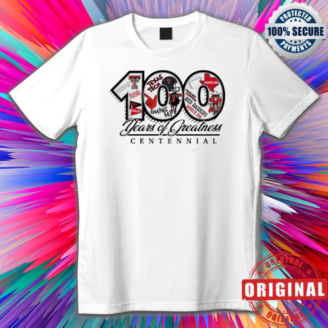 Texas Tech 100 Years Of Greatness Tee
