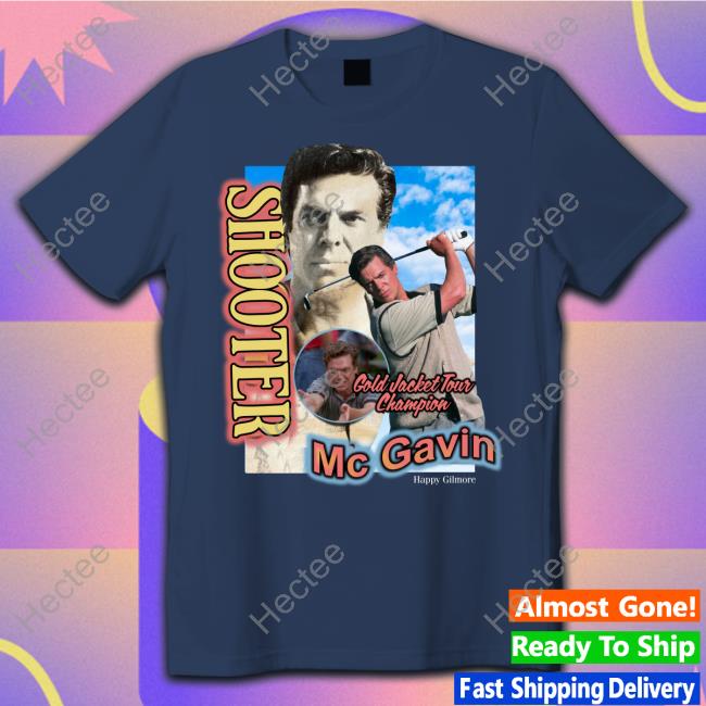 Shooter Gold Jacket Tour Champion Mcgavin New Shirt