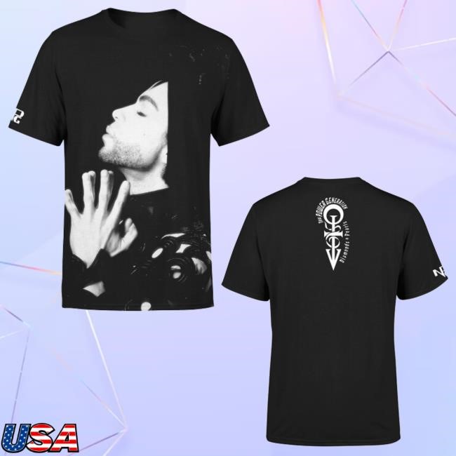 Prince Store Merch Diamonds And Pearls Profile Sublimated Tee