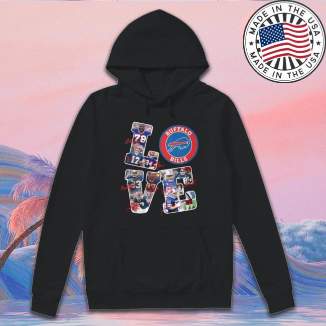 Love Buffalo Bills Football Team Hoodie Love Buffalo Bills Football Team Long Sleeve Shirt