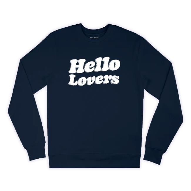 Original Niall Horan Merch Store Hello Lovers Logo Navy TankTop Smoke Niallhoran Apparel Clothing Shop