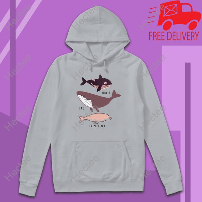 Whale It's To Meet You Hooded Sweatshirt