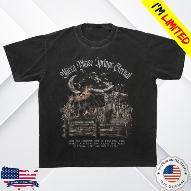 Wicca Phase Merch Farm Haunting T-Shirt (Black) T-Shirt