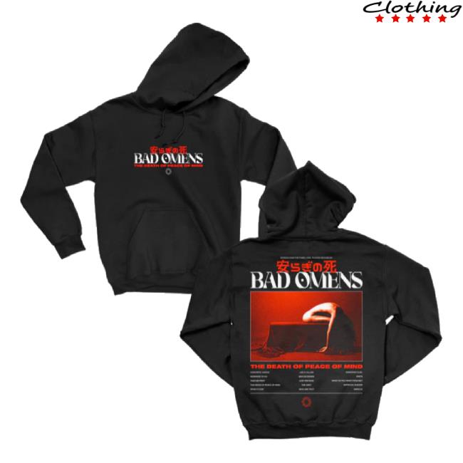 Trending Sumerian Merch Store Bad Omens - Tracklist Shirt Sumerianmerch Shop