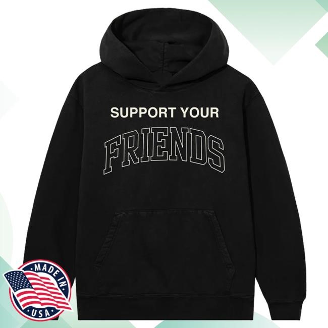 Official Hasan Minhaj Merch Support Your Friends X Hm Hooded Sweatshirt
