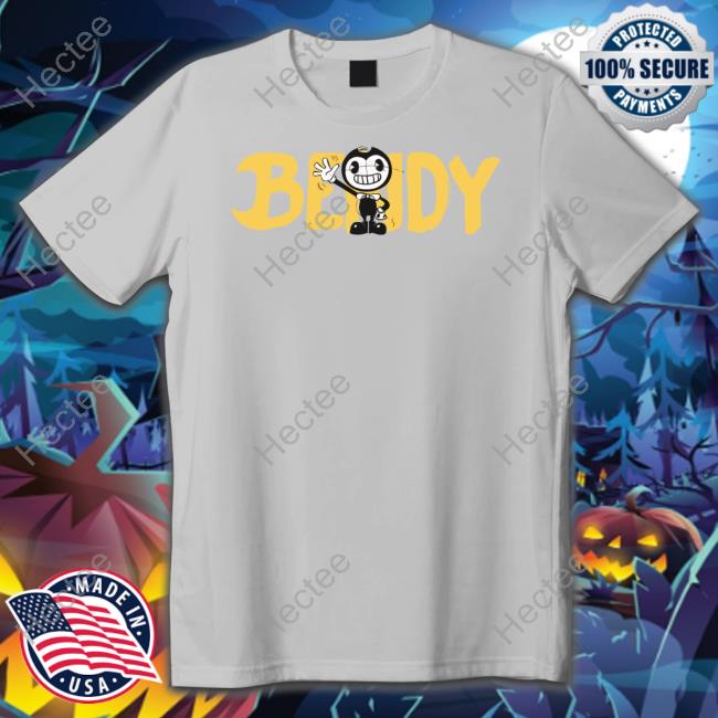 Bendy Merch Bendy Title Sketch Tee Shirt