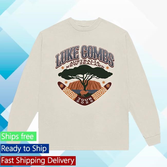 Luke Combs Merch Tour 2025 Boomerang Short Sleeve Tee