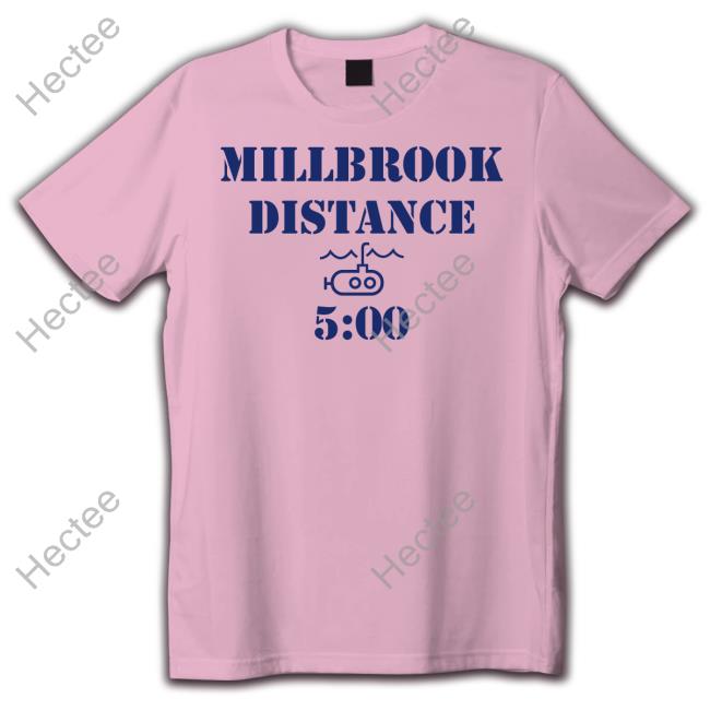 Millbrook Distance 5:00 Funny T Shirt Millbrookxc