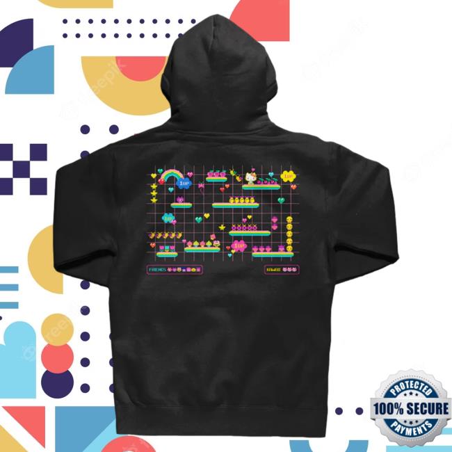 Official Sanrio Apparel Clothing Merch Store Shop Girl X Sanrio Kawaii Arcade Level Up Hoodies