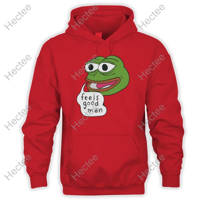 Pepe Feels Good Man Hooded Sweatshirt Official Pepe Feels Good Man Hoodie