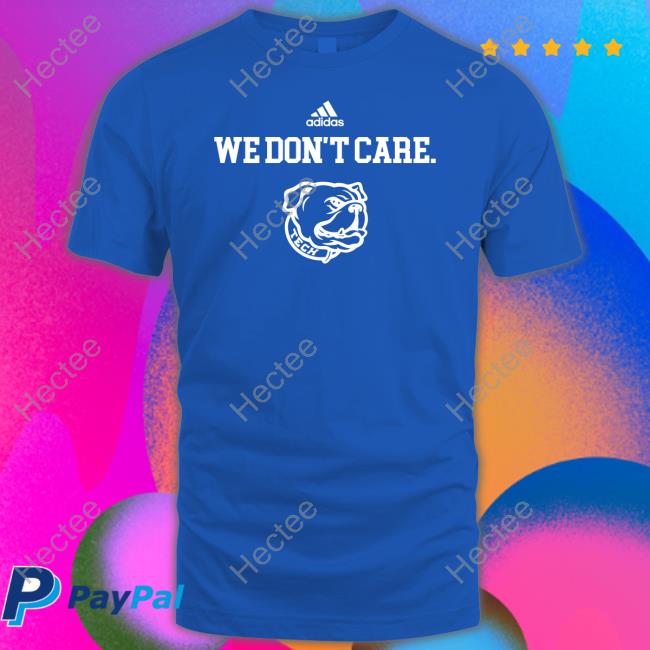 Lane Burroughs Wearing We Don't Care We’Re Louisiana Tech T Shirt