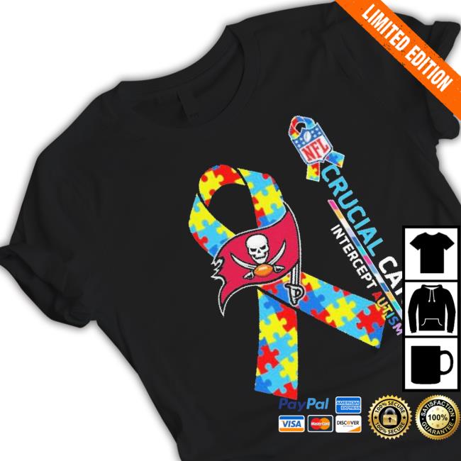 Tampa Bay Buccaneers Crucial Catch Intercept Autism Crewneck Sweatshirt