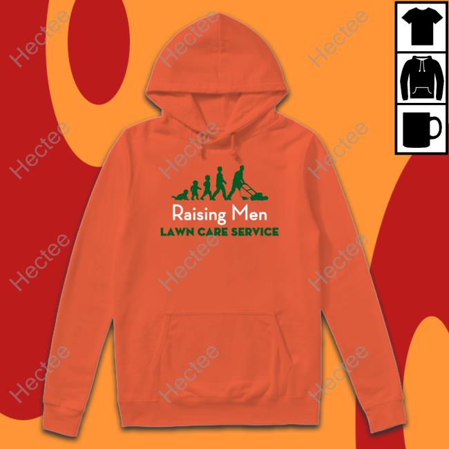 Raising Men Lawn Care Service Christmas Hoodie Sweatshirt