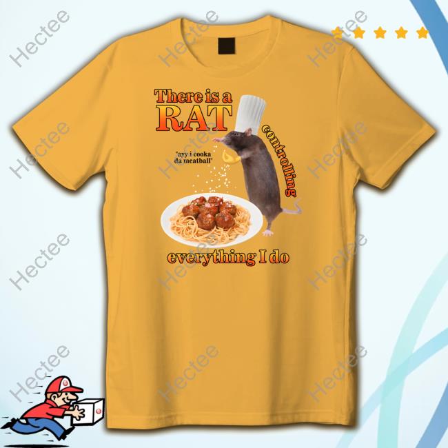 Gotfunny Merch There Is A Rat Controlling Everything I Do Hooded Sweatshirt