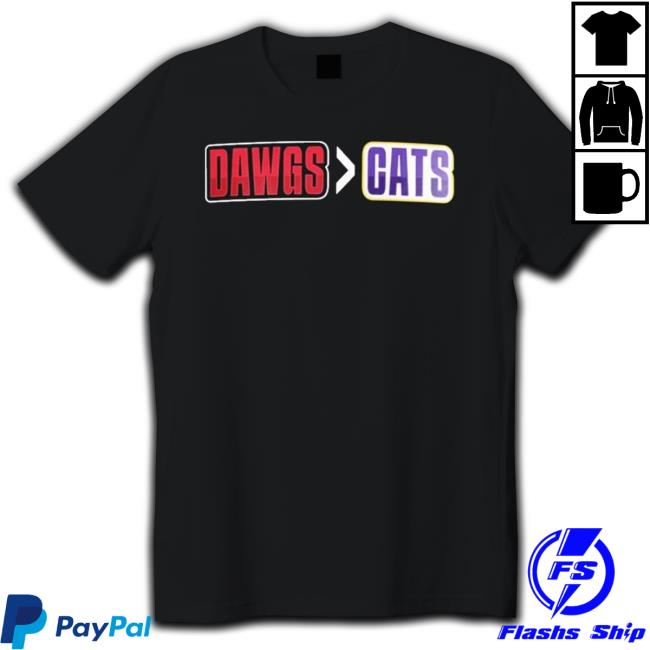 Dawgs More Than Cats Georgia Bulldogs 2022 Sec Champions Tee Shirt