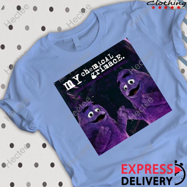 My Chemical Grimace Shirt, T Shirt, Hoodie, Sweater, Long Sleeve T-Shirt And Tank Top