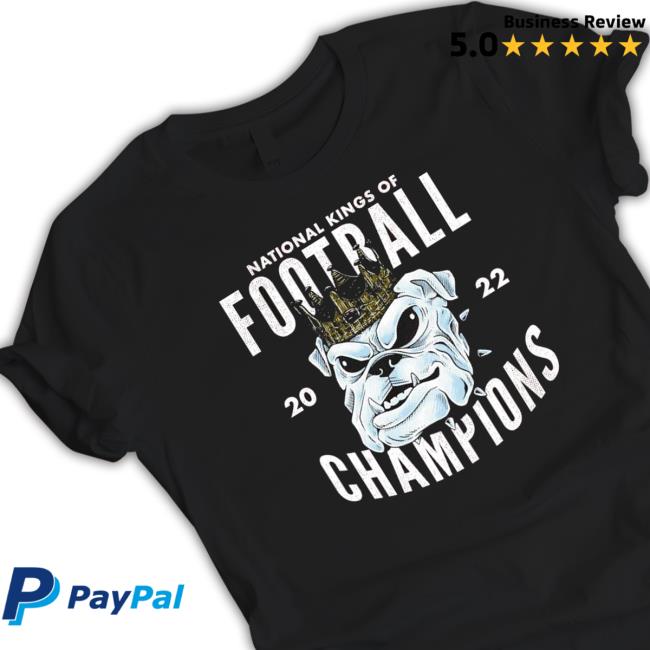 Georgia Bulldogs National Kings Of Football Champions 2022 Shirts