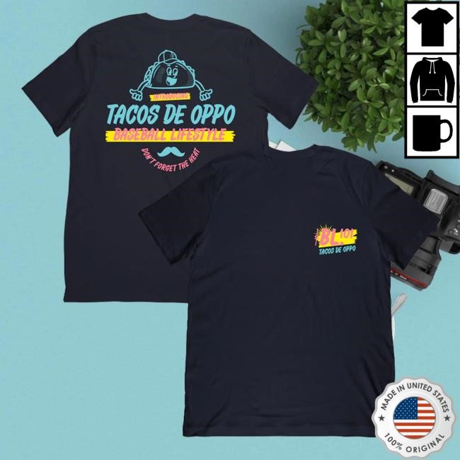 Official Baseball Lifestyle 101 Merch Taco Tee - Navy Hoodie