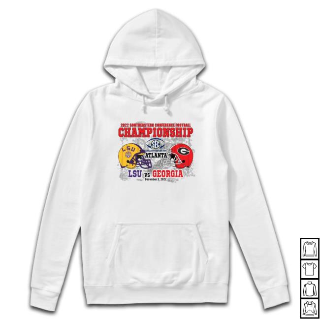 Southeastern Conference Football Championship Lsu Vs Georgia 2022 Sweaters Southeastern Conference Football Championship Lsu Vs Georgia 2022 Long Sleeve Shirt