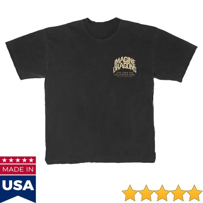 Official Imagine Dragons Merch Live At Hollywood Bowl Shirt