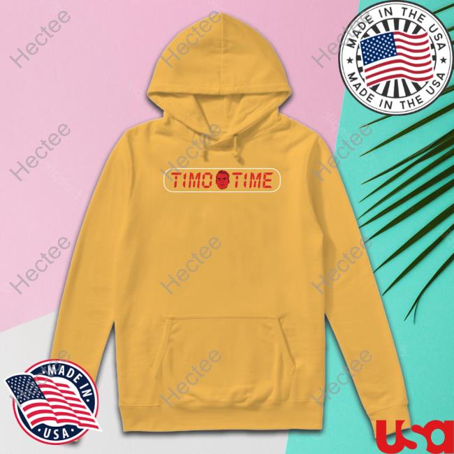 Barstoolsports Store Timo Time Hoodied Sweatshirt