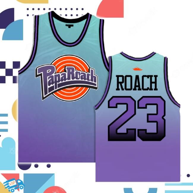 Original Roach Jam Custom Basketball Jersey New Shirt Papa Roach Merch Store Shop