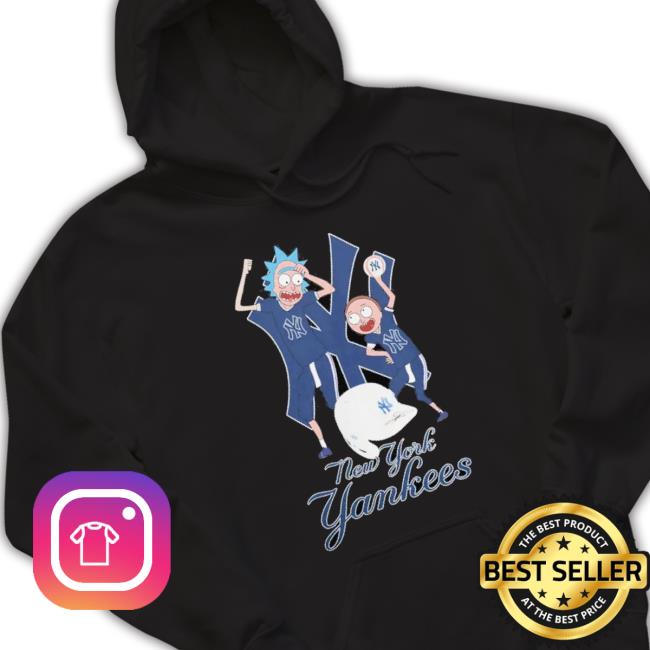 Original Rick And Morty X New York Yankees Logo TankTop