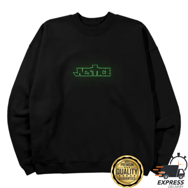 Official Justin Bieber Merch Store Shop Justin Bieber Justice Glow Crewneck Sweatshirt JustinBieber Apparel Clothing