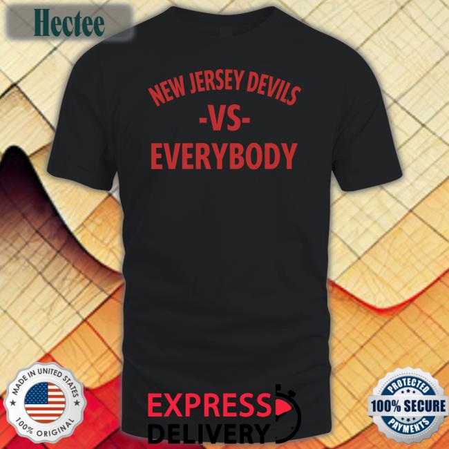Devils Insiders New Jersey Devils Vs Everybody Tee Shirt Adam Wylde