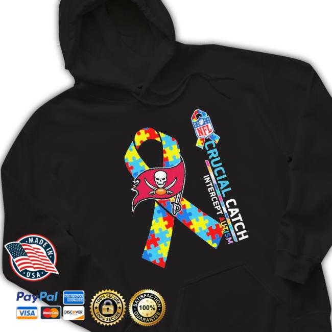 Tampa Bay Buccaneers Crucial Catch Intercept Autism Tee Tampa Bay Buccaneers Crucial Catch Intercept Autism Shirt