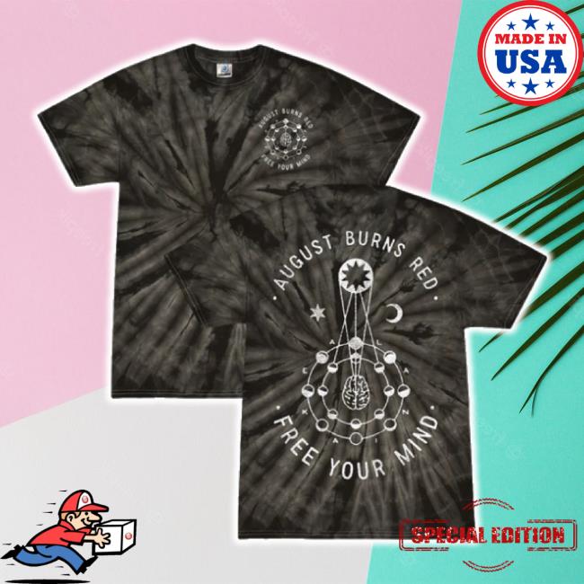 Official Free Your Mind Long Sleeve T Shirt August Burns Redtour Merch