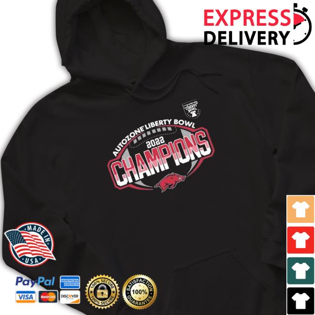 University Of Arkansas 2022 Liberty Bowl Champions Classic Shirt University Of Arkansas 2022 Liberty Bowl Champions Long Sleeve Shirt