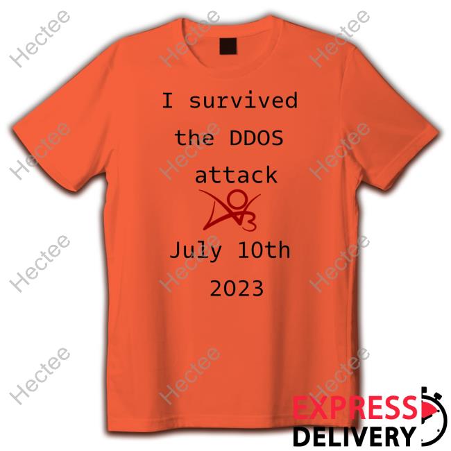 I Survived The Ddos Attack July 10Th 2023 Tank Top