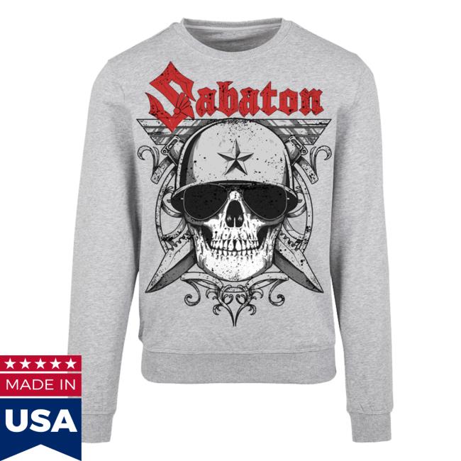 Official Sabaton Merch Store Sabaton Unknown Soldier Grey Crewneck Sabaton Shop