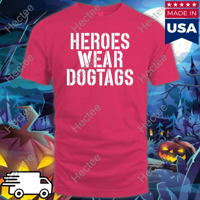 Heroes Wear Dog Tags Long Sleeve T Shirt