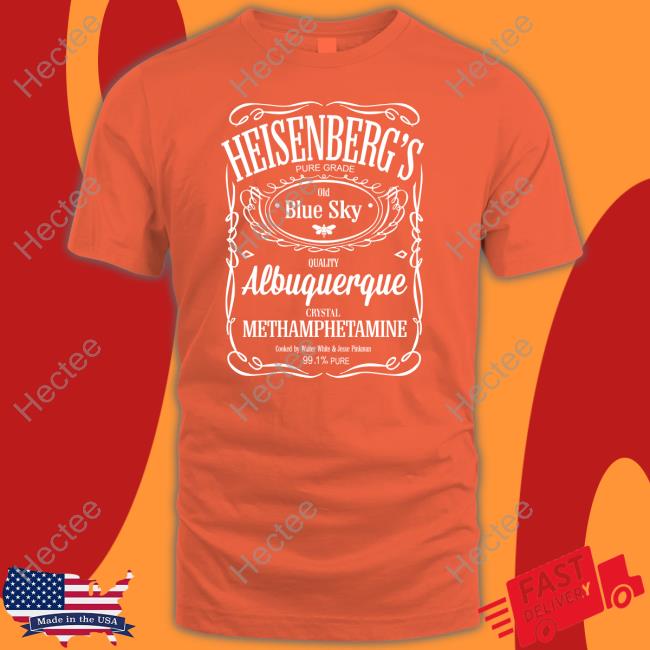 Heisenberg Pure Grade Old Blue Sky Albuquerque Shirts