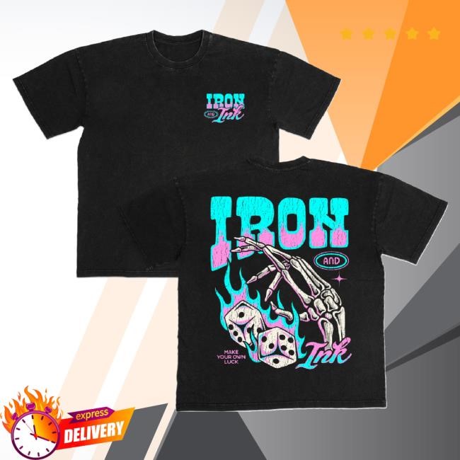Iron And Ink Fitness Merch Make Your Own Luck Oversized Heavy Wt T-Shirt, Hoodie, Tank Top, Sweater And Long Sleeve T-Shirt