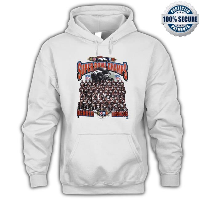 Denver Broncos Team Portrait Super Bowl Champions Hoodie Denver Broncos Team Portrait Super Bowl Champions Shirt