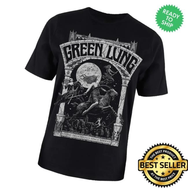 Greenlung Merch Shop Living Deliciously Hooded Sweatshirt