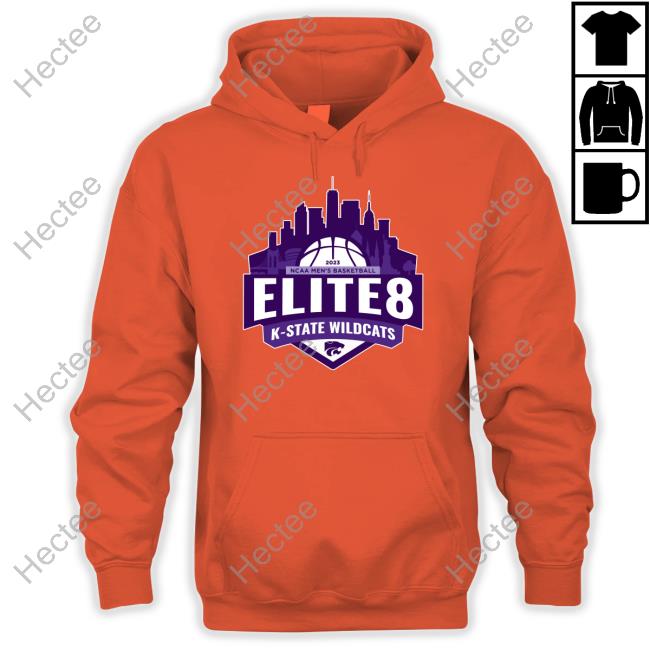 2023 Ncaa Men's Basketball Elite8 K-State Wildcats Hoodie
