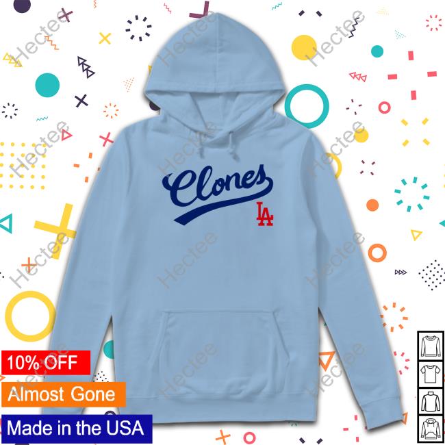 Clones X La Baseball Hooded Sweatshirt Clones X La Baseball Shirt